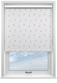 Merrily, Merry Small Violet - Roller Blind